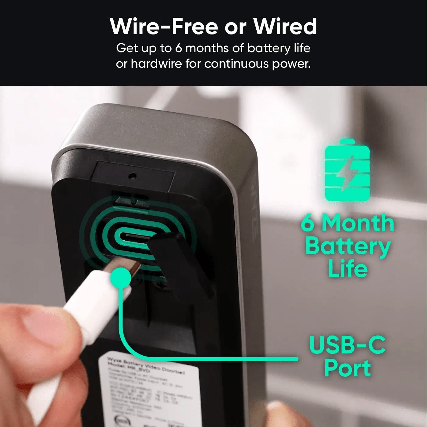 (Refurbished) Wyze Battery Video Doorbell
