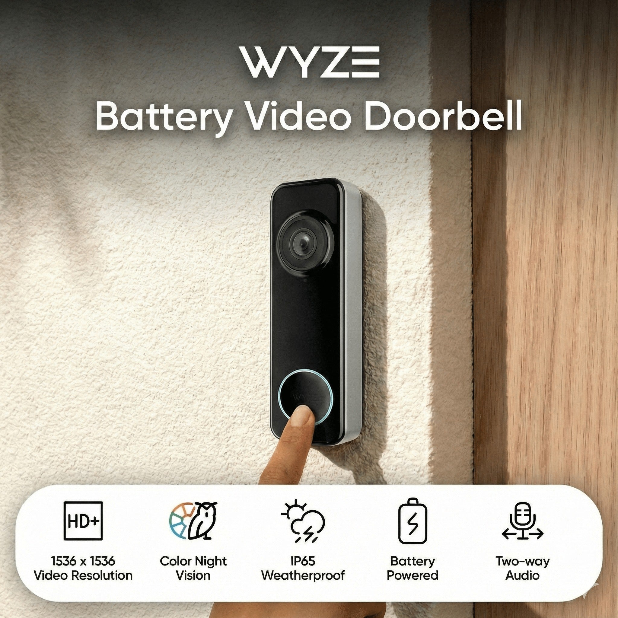 (Refurbished) Wyze Battery Video Doorbell