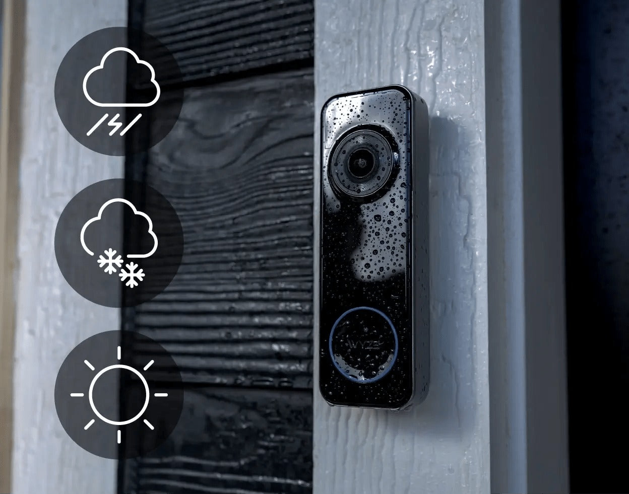 Battery Video Doorbell + Palm Lock