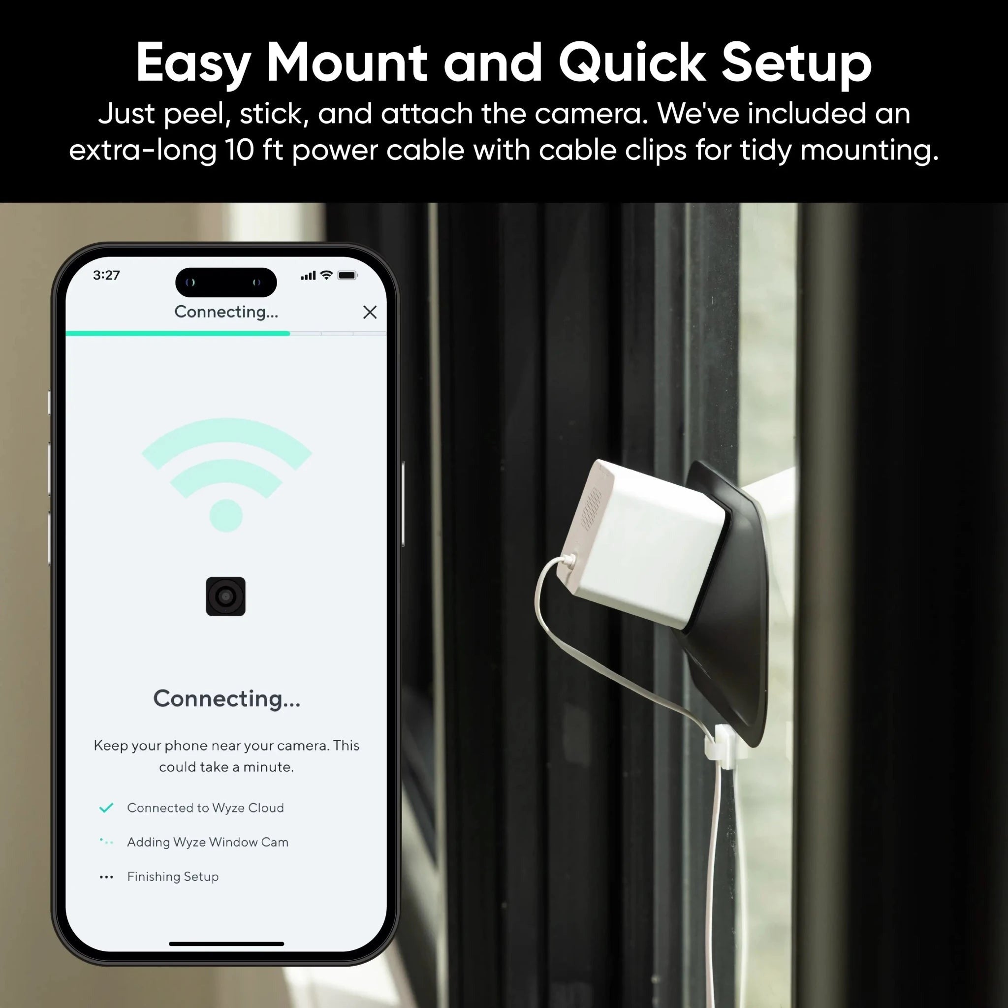 Wyze Window Cam Wedge Mount