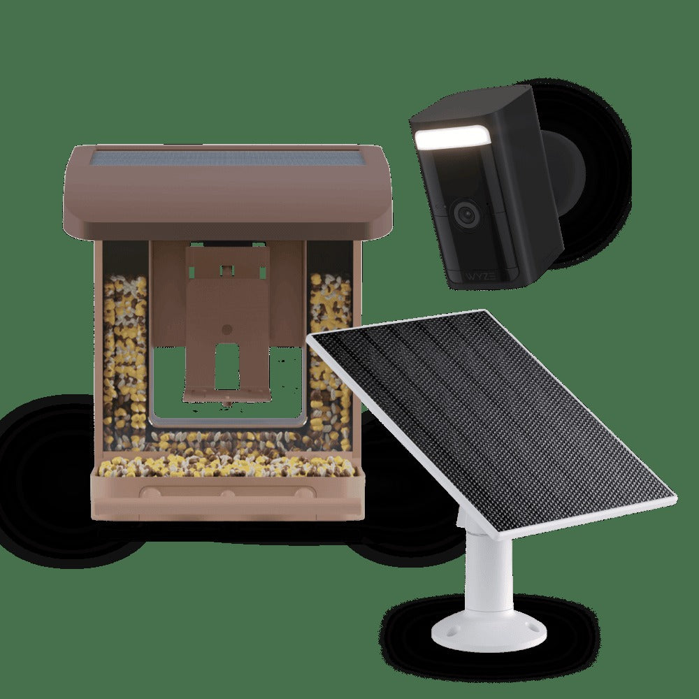 Bird Feeder Wireless Camera Bundle